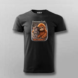 Everyone Left We Didn’t Punch Monkey T-shirt for Men