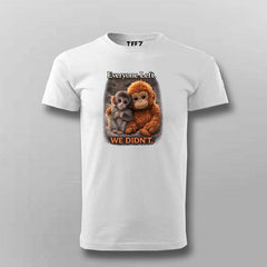 Everyone Left We Didn’t Punch Monkey T-shirt for Men