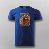 Everyone Left We Didn’t Punch Monkey T-shirt for Men