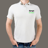 Python Django Developer Polo T-Shirt For Men