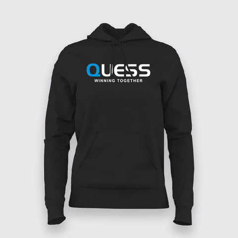 QUESS Passion: Women's Premium Cotton Hoodie by Teez