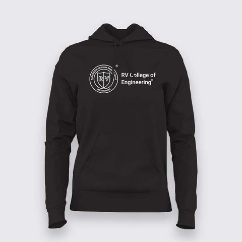 RV College of Engineering Hoodie For Women