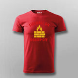 Firewall On Sleep Off T-Shirt for Men – Sysadmin Life Humor