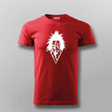 Kenpachi Line Art Anime T-shirt For Men