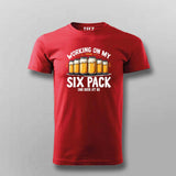 Funny Six Pack Beer T-Shirt for Men – Online India