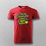 Superposition Coffee Mode T-Shirt For Men – Quantum Caffeine State