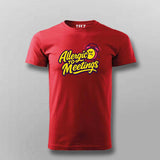 Allergic to Meetings T-Shirt for Men – Funny IT Workwear