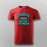 Firewall Defense Mode T-Shirt For Men – Built Like a Network Fortress