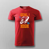 Astronaut Playing Football T-Shirt for Men - Unique Space Style