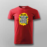 Enter Code Refresh Repeat T-Shirt For Men – Dev Life Loop