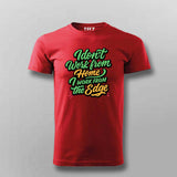 Work from the Edge T-Shirt For Men – Not Your Average Remote Dev