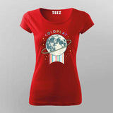 Coldplay Moonlight Galaxy T-Shirt For Women – Music of the Spheres