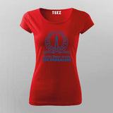 IISC Bangalore Institute Logo Graphic T-shirt For Women