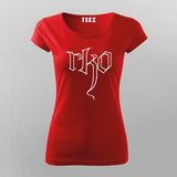 Randy Orton RKO Strike T-shirt For Women