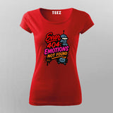 Error 404 Emotions Not Found T-Shirt For Women – Dead Inside