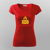 Firewall On Sleep Off T-Shirt for Women – Sysadmin Life Humor