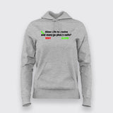 Relationship Meme Hoodies For Women