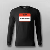 SQL Injection Attack Programming T-shirt For Men