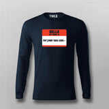 SQL Injection Attack Programming T-shirt For Men