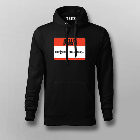 SQL Injection Attack Programming Hoodies For Men