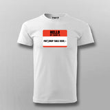 SQL Injection Attack Programming T-shirt For Men