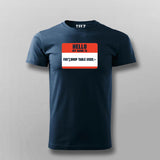 SQL Injection Attack Programming T-shirt For Men