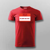 SQL Injection Attack Programming T-shirt For Men