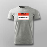 SQL Injection Attack Programming T-shirt For Men