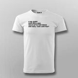 SQL Query Joke Men's Tee - Funny Programmer Wear by Teez
