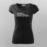 SQL Query Joke - Women's Programmer Tee