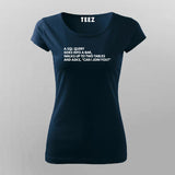 SQL Query Joke - Women's Programmer Tee