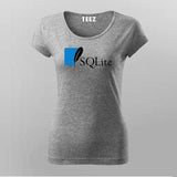 SQLITE Developer Women's Tee - Code & Design Fashion