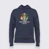 Satyameva Jayate India Hoodie For Women