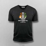 Satyameva Jayate India V-neck T-shirt For Men