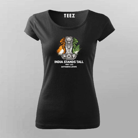 Satyameva Jayate India round neck T-shirt For Women