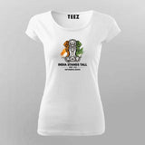 Satyameva Jayate India T-shirt For Women