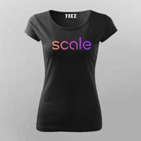 Scale AI T-shirt For Women – Build Bigger