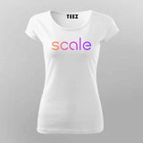 Scale AI T-shirt For Women – Build Bigger