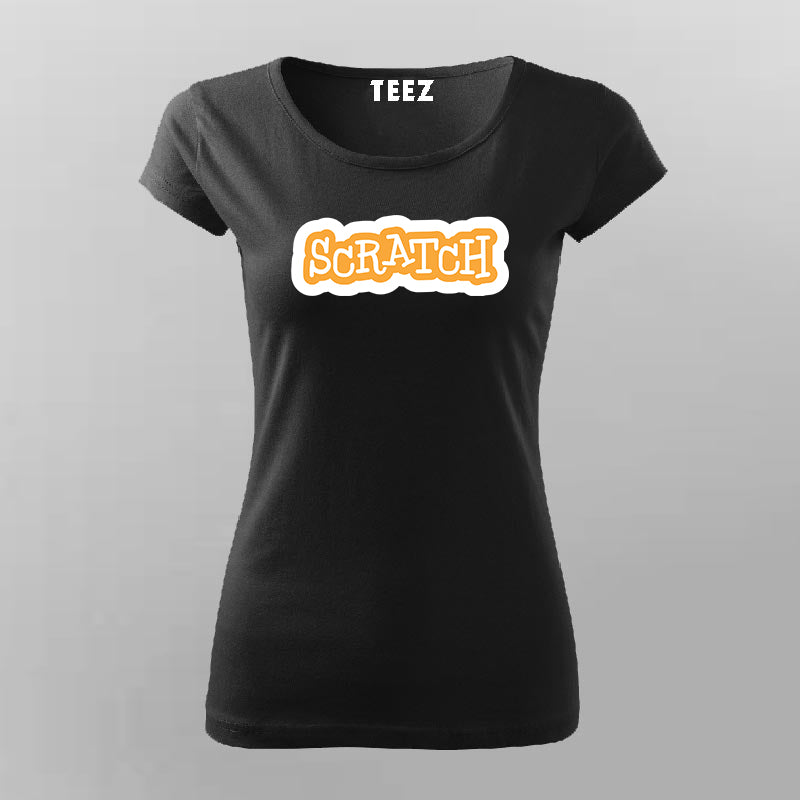 Scratch T-Shirt For Women - TEEZ.in
