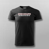 Senior Developer T-shirt For Men