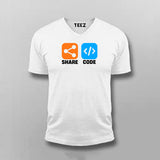 Share Code Men's T-Shirt - Collaborate & Elevate