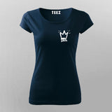 Soulful Expression: Women's Tee with Chest Logo
