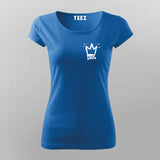 Soulful Expression: Women's Tee with Chest Logo