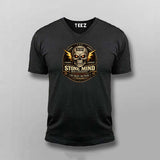 Stone Mind Men V Neck T-shirt