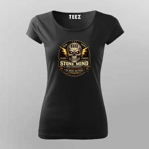 Stone Mind Women Round Neck T-shirt