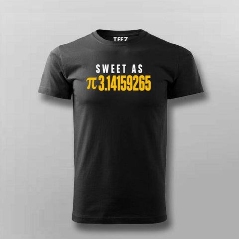 Sweet As Pi Math T-shirt For Men