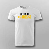 Sweet As Pi Math T-shirt For Men