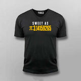 Sweet As Pi Men V Neck T-shirt