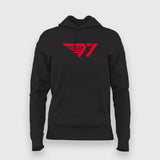 T1 (esports) SK Telecom GaminG Hoodie For Women Online India.