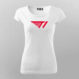T1 (esports) SK Telecom GaminG T-shirt For Women Online India.